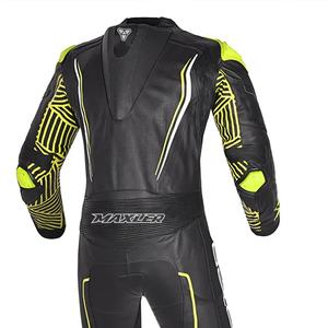 Traje de Motocicleta de Cuero Vacuno con Protección Nivel 1 CE, Diseño Personalizado, Cómodo, Impermeable, Resistente al Viento y al Frío, Tallas Grandes - Product Image 4