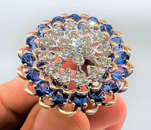 Bague en diamant naturel rond brillant de qualité supérieure pour femme, authentique et originale, en or 14 carats et 18 carats, certifiée par un tiers - Product Image 4