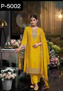 Robe ethnique indienne et pakistanaise moderne de haute qualité Type Lehngha Suit Plus Size Pakistanais Salwar avec Georgette Dupatta Set - Product Image 3