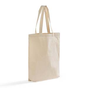 Economical 100% Cotton Tote <b>Bags</b> Durable Bottom Gusset <b>Medium</b> Size Personalized Letter Screen Recyclable-TG110 for Advertising - Product Image 4