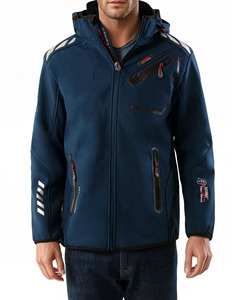 Tendance Réglable À Capuche Premium Poignets Élastiques Softshell Coupe-Vent Veste Pour Hommes Musthave Outwear Durable Zipper Hommes Veste - Product Image 6