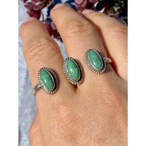 Anillo Ajustable de Plata de Ley con Turquesa Navajo Kingman, Engaste de Bisel Chapado en Oro Rosa, Regalo para Él, Licenciado y Exclusivo - Product Image 2