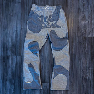 Conjunto de Sudadera con Capucha y Pantalones Deportivos de Estilo Patchwork Personalizado para Hombre, Estilo Urbano y Moderno, 2025 - Product Image 3