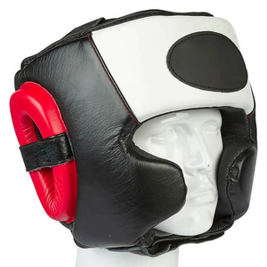 Casque de boxe en cuir PU avec protection faciale, fermeture réglable auto-agrippante, unisexe, pour adulte, modèle 2026 - Product Image 1