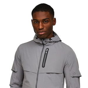 Nouveauté 2023 – Veste Softshell Homme Personnalisée Style Urbain, Imperméable et Coupe-Vent, en Toile Épaisse avec Col Montant et Poches Zippées - Product Image 5