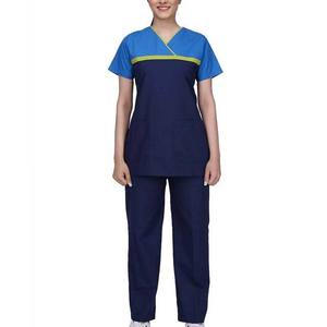 Uniformes Médicos de Hospital, Conjuntos de Uniforme de Enfermería, Traje Deportivo, Tejido de Punto Ecológico, Material Personalizado al por Mayor, Diseño Personalizado en Contraste - Product Image 1