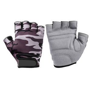 Gants de vélo demi-doigts pour femmes, sport, fitness, été, extérieur, vélo, antidérapants, anti-chocs, respirants - Product Image 1
