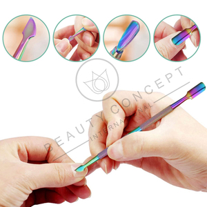 Instrumento Profesional para el Cuidado de Cutículas, Empujador y Limpiador de Precisión en Acero Resistente a la Oxidación para Manicura de Nivel Profesional - Product Image 5