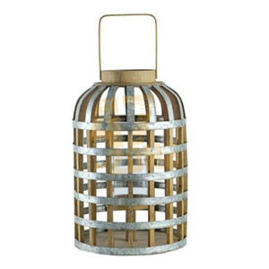 Soporte votivo de forma redonda galvanizada para decoración de jardín y camino - Product Image 2