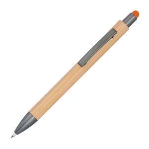 Penna a Sfera in Bambù Personalizzata <span class=keywords><strong>LUCIO</strong></span>, Gadget Unico per una Scrittura Confortevole - Product Image 3