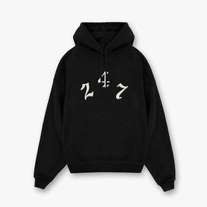 Vintage French Terry Hoodie 460 Gsm algodón pesado sudaderas con capucha de gran tamaño - Product Image 1