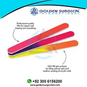 Juego de Limas de Uñas de Neón de la Mejor Calidad, 3 Piezas, Herramientas Portátiles de Moda para el Cuidado de las Uñas, Proveedor Mayorista - Product Image 5