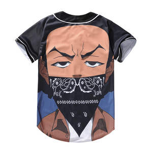 Camisetas de Béisbol Personalizadas OEM, Transpirables, Sublimadas, Tallas Grandes, Impresión 3D - Product Image 2