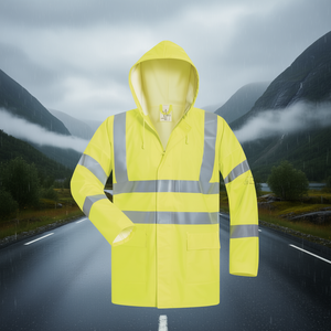 เสื้อกันฝน Reinhold ไซส์ L สีเหลือง รุ่น Multi-Norm สำหรับเสื้อกันฝนในนอร์เวย์ - Product Image 3