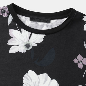Camiseta de microfibra para hombre, talla grande, estampado de gran tamaño, ropa de exterior a la moda, tela de punto por sublimación - Product Image 3
