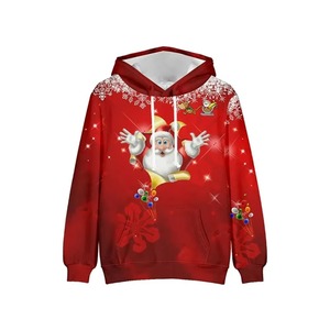 Sudadera con Capucha Navideña para Hombre, Diseño Nuevo, Cómoda y Moderna, 100% Poliéster, con Logotipo Personalizado, MOQ Bajo - Product Image 1