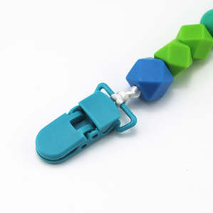 Clip para Chupetes con Cuentas Redondas, 2026, Venta al por Mayor de Fábrica, Juguetes Masticables de Silicona Libres de BPA, Mordedor de Silicona para Bebés, Seguro - Product Image 2