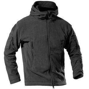 Veste polaire à manches longues pour hommes, matériau polaire personnalisé de meilleure conception, veste polaire chaude de couleur unie pour hommes, - Product Image 1