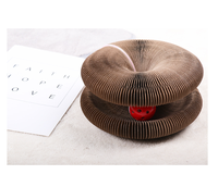 Jouet accordéon pour chat avec clochette, balle pour chaton, griffoir, orgue magique, planche à griffer pour chat, jouets à griffer pour chat