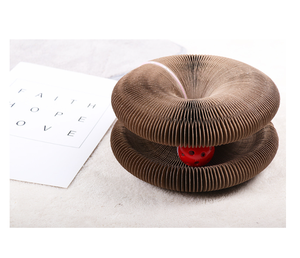 Mèo accordion đồ chơi với chuông <span class=keywords><strong>Kitty</strong></span> đồ chơi bóng cào Pad ma thuật organ mèo cào bảng mèo cào đồ chơi - Product Image 3