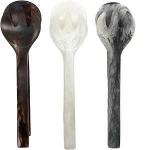 Unique resin handle cutlery set with glossy wave design ideal for modern homes fine dining and <b>gift</b> occasions - Product Image 1