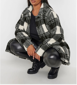 Turn Over Collar Button up Unisex French Terry Custom Logo Bordado Algodón en blanco Oversize Sudadera con cuello redondo - Product Image 6