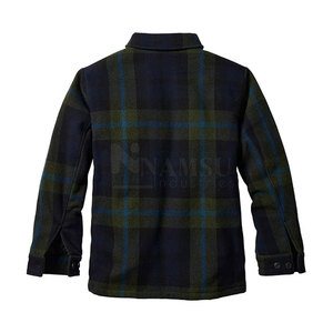 Services OEM Veste en laine pour hommes faite sur mesure de haute qualité Nouveau design Vestes en laine pour hommes - Product Image 5