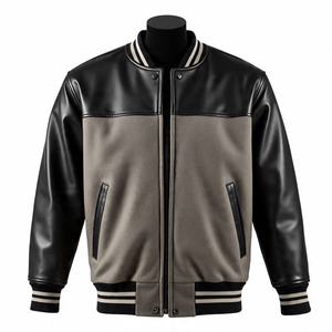 Fabricants de vestes Letterman personnalisées OEM vente en gros veste universitaire brodée en chenille veste d'hiver vintage veste de baseball - Product Image 5