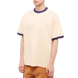 เสื้อยืดสีขาวล้วนสำหรับผู้ชายทรงพอดีตัวเสื้อยืดผ้าฝ้ายสำหรับทุกเพศเสื้อยืดพิมพ์ลายสำหรับ100% - Product Image 5