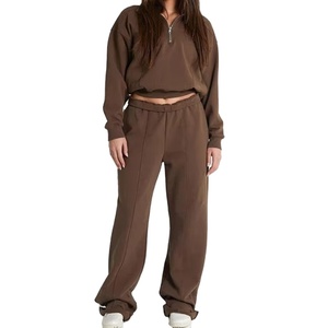 Conjunto de Sudadera con Capucha y Pantalones de Chándal Personalizados de Algodón 100% Felpa, Casuales, Bordados, Transpirables, Ecológicos, de Corte Holgado, Color Liso, para Jogging, con Logotipo - Product Image 1