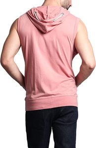Camiseta sin mangas con capucha para hombre, chaleco de malla transpirable para Fitness, musculoso, a la venta - Product Image 6