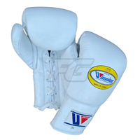 Kazananlar İçin Boks Eldivenleri Sığır Derisi Hafif Özelleştirilebilir Nefes Alabilen Bağcıklı Kapatma Yetişkin Şok Emici Kick Boks