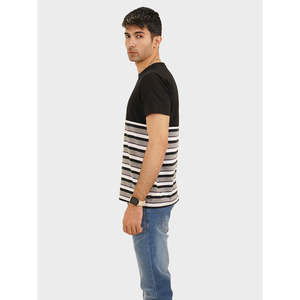 HOUSSAM Summer Slim Fit 100% Cotton T-Shirt Compressed Jersey with 300 Grams Weight Screen <b>Print</b> Model Number INS - Product Image 2