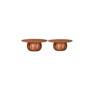 Wholesale Price Wood Table Set Living Room Decor Corner Side Table / Coffee Tables Buy From Indian Supplier