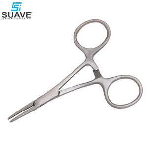 คีมผ่าตัดสแตนเลส90มม. 4นิ้วทรงตรงพิมพ์โลโก้ที่กำหนดเอง - Product Image 2