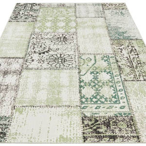 Netline Home Symi Indoor <b>Outdoor</b> <b>Rug</b> Modern Patchwork Design Waterproof Polypropylene Machine Made for Living Room - Product Image 2