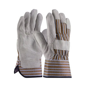 Gants de travail en cuir personnalisés avec prix de gros transfert de chaleur imperméable coton doux gants en cuir pour hommes - Product Image 6