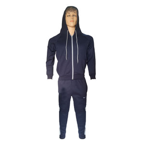 Conjunto Deportivo Unisex de Invierno, de Alta Calidad, Ecológico, 100% Poliéster, con Logotipo Bordado Personalizado, Sudadera con Capucha de 2 Piezas - Product Image 3