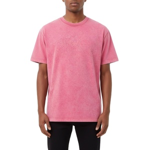 T-shirt Homme Oversize Personnalisé Imprimé en Gros Usine, Couleur Unie Été 230G, T-shirt Vierge Décontracté, Service OEM - Product Image 2