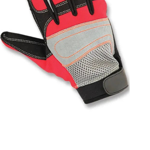 Guantes de seguridad mecánicos de dedo completo de cuero Alto rendimiento de protección de manos Guantes mecánicos de cuero baratos - Product Image 3