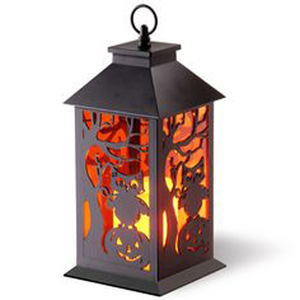 Lanterne en métal innovante en verre pièce centrale européenne Halloween lampe éclairage décoration Spooky Party Supply décoration - Product Image 4