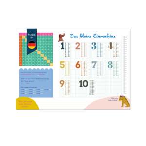 Petite table de multiplication pour bureau, feuilles détachables pour les mathématiques - Product Image 1