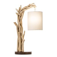 Lampes de table sur pied en bois modernes pour accessoire décoratif de maison de salon