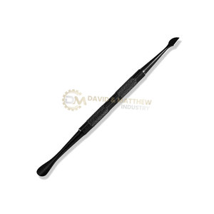 Strumento di <span class=keywords><strong>Manicure</strong></span> in acciaio inox titanio nero efficace rimozione cuticola spintore cuticola - Product Image 5