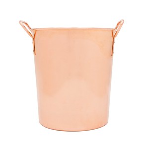 Cubo de hielo de botella de champán de cobre de fábrica directa, cubo de hielo de metal enfriador de cerveza al por mayor para hoteles y servicios de catering - Product Image 1