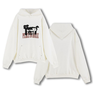 Sudaderas con capucha de mezcla de algodón 100% para hombre, entrenamiento de invierno pesado con bordado 3D básico - Product Image 1