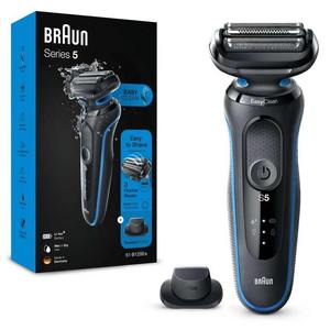 Braun Series 5 5018s rasoir électrique pour hommes humide/sec rasoir rechargeable avec support de charge alimenté par batterie lavable - Product Image 3