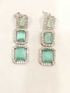 Radiant Brilliance Diamond Look Collar Combo con pendientes Premium Cubic Zirconia Declaración Sparkling Elegance Envío gratis - Product Image 4