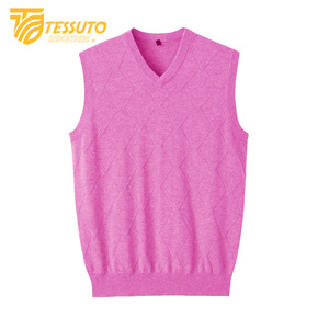 Nouveau design Hommes chandails mode porter pull tricoté tenue décontracté hiver extérieur haut haute qualité vêtements chandails sans manches - Product Image 4