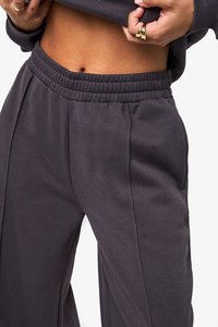 Personnalisable poids lourd 100% coton polaire surdimensionné pull femmes survêtement vêtements d'hiver couleur unie dames 2 pièces ensemble - Product Image 3